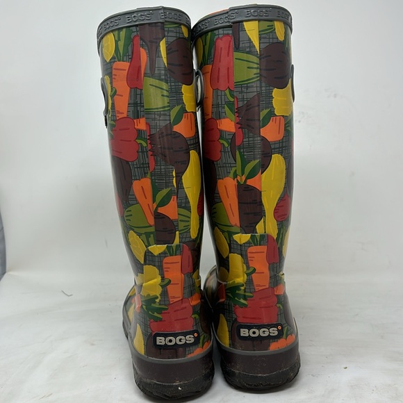 Women’s Bogs veggie rain boots size 6 - Picture 4 of 5